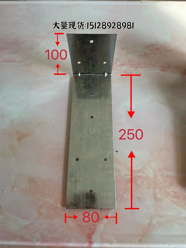 Galvanized Iron Angle Brackets, Aerated Brick Connecting Pieces, Lightweight Brick L-Shaped Angle Iron Fixing Pieces, Foam Brick Wall Pulling Pieces