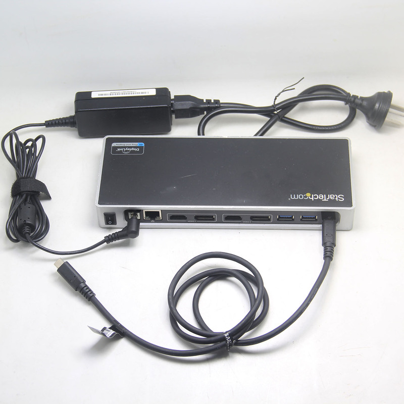 Computer Universal Displaylink Docking Station Dual 4K60Hz M1/2/3/4Mac/Win6 Usb3.0