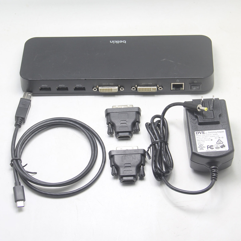 The Usb3.0 Displaylink Protocol Docking Station Is Compatible with Mac/Win/Android and Other External Expansion Monitors
