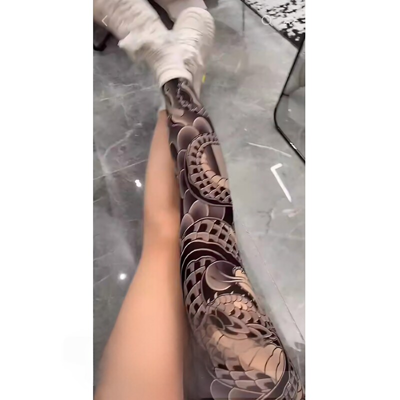Floral Arm Ice Sleeve Tattoo Leg Cover, Ultra-Thin, Seamless, Realistic, Unisex, Sun Protection, Calf Cover, Anti-Snagging, Original Design Floral Arm Ice Sleeve Tattoo Leg Cover, Ultra-Thin, Seamless, Realistic, Unisex, Sun Protection, Calf Cover, Anti-Snagging, Original Design