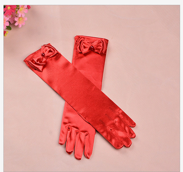 Gants pour fille en satin - Ref 2150237 Image 8