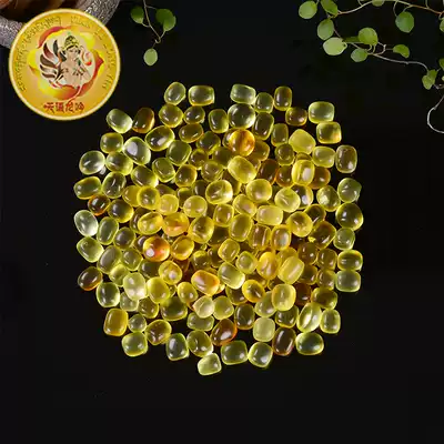 Tianyu Longyin for Buddha Seven Treasures for repair Manza gem ore Amber with shape Jinper particles full 1 gram