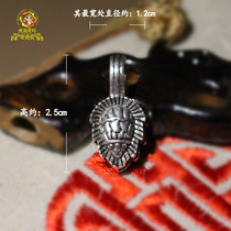 Sanskrit Yinyuan Buddha Bead Handball Rosary Card Counter 925 Yintai Silver Antique Old A Big Conch Count Clip
