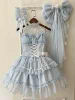 Синяя повязка на голову