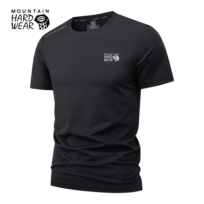 Mountain Hardwear Short-Sleeved Sports T-Shirt Men's Outdoor Quick-Drying Breathable Fitness Running Training Clothing Mountain Hardwear Short-Sleeved Sports T-Shirt Men's Outdoor Quick-Drying Breathable Fitness Running Training Clothing