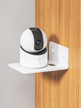 Living room wall hanging hole-free wall wire storage box router set-top box shelf projector bracket