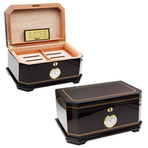 lafuli cigar box moisturizer cedar wood moisturizing box large capacity piano baking lacquer cigar box