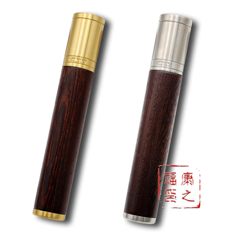  JifENG Monsoon Cigar Tube Metal Plus Wet Tube Unit Chicken Wings Wood Portable Moisturizing Tube Cigar Tube