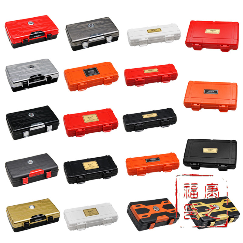  Monsoon Jiffeng Cig Cigar Box Chamberwood Slot Position Portable Cigar Sleeve Sealed Cigar Moisturizing Box