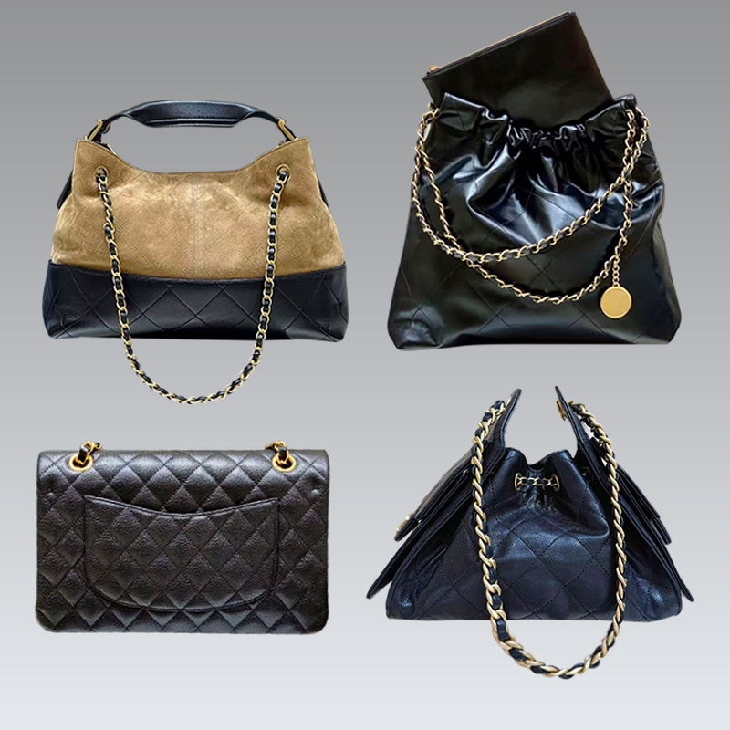 New 22/25 Bag Hobo Garbage Bag 25A Oil Wax Suede Quilted Chain Tote Shoulder Crossbody Women's Bag New 22/25 Bag Hobo Garbage Bag 25A Oil Wax Suede Quilted Chain Tote Shoulder Crossbody Women's Bag
