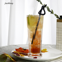 ins Korean cafe iced red tea cup cold drinks cup bubble water glass juice cup chic iced sand cup