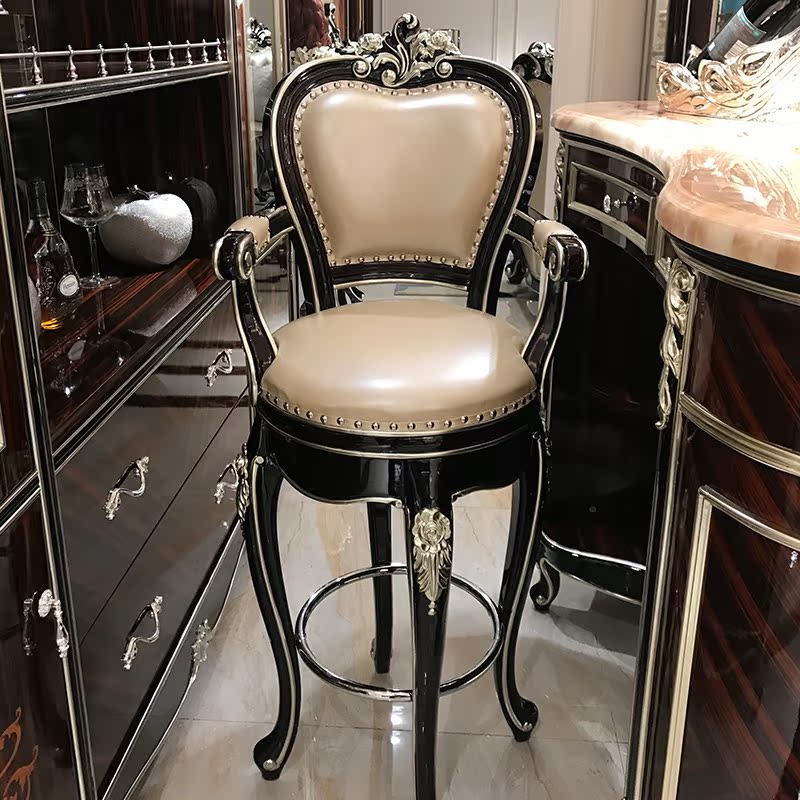 Купить Барный стул Нео классический Европейский барный стул бар ...