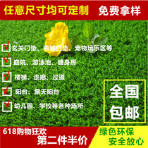 Lawn doormat floor mat no-wash green simulation fake turf entrance mat toilet bathroom doormat carpet