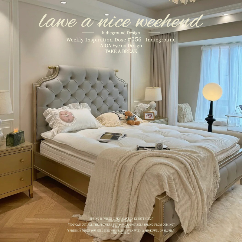European Style Bed White Leather Accessible Luxury Solid Wood 2m Bed Master Bedroom Double Wedding Bed French Princess 1.8 Soft Package Storage Bed European Style Bed White Leather Accessible Luxury Solid Wood 2m Bed Master Bedroom Double Wedding Bed French Princess 1.8 Soft Package Storage Bed
