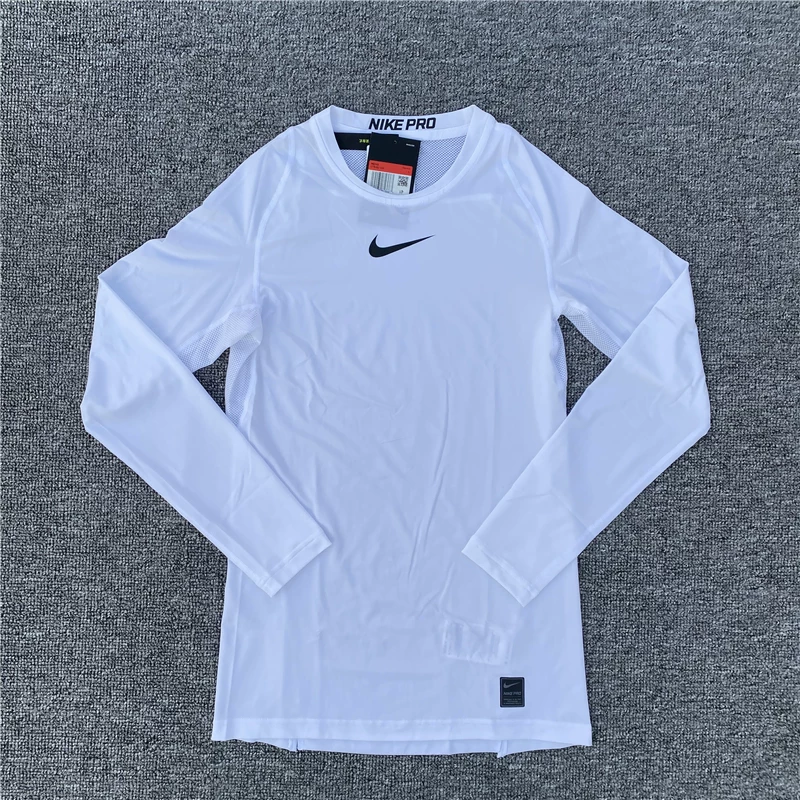 Nike, чарлот Тильбери, баскетбол спортивной быстрой сушки дышащая длинный рукав для тренировки в спортзале, обтягивающий