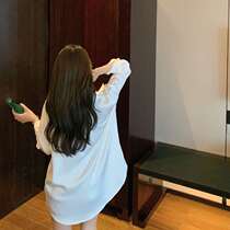 Live clothes female anchor on glasses good-looking design feeling small crowdmachine long sleeve t-shirt female blouse with undershirt