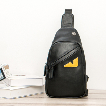 New 2021 Little Monster Pattern Single Shoulder Sloped Satchel Bag Tide Man Burst and Waterproof 100 Lap Carry-on Bag