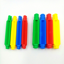 New design snowflake floating piece axle kindergarten beneficial intelligence toy building block accessories thick insert small large