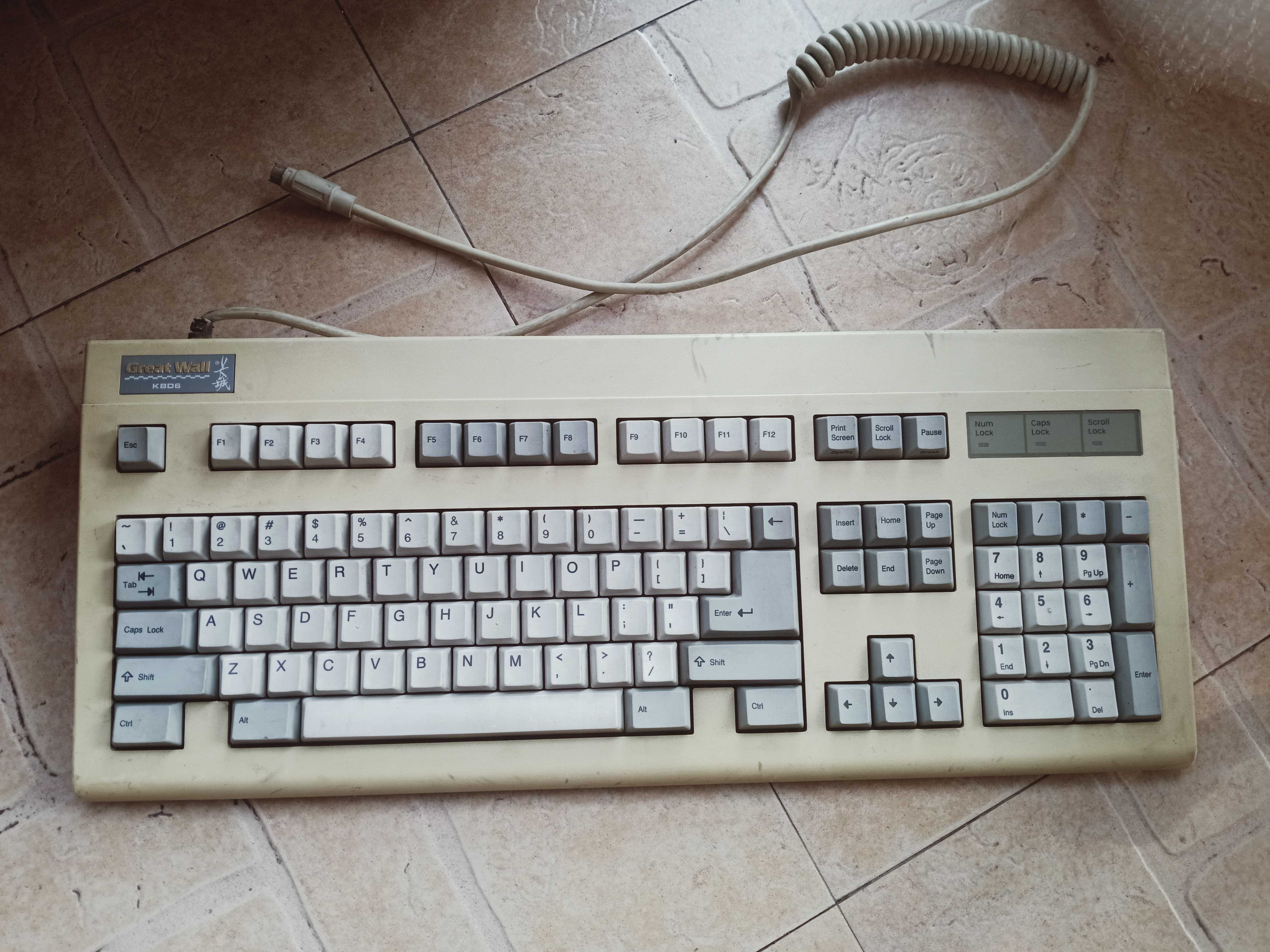 Machine keyboard. Machine keyboard