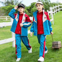 Pupils Junior High School Uniform Suit High School Class Suit Academic Style Games Performance Suit Kindergarten Suit Autumn and Winter