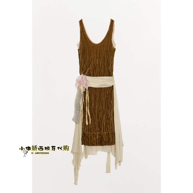 October: Little Bossy Spanish Shopping Agent Zara Velvet Mid-Length Dress 2286/602 2286602 October: Little Bossy Spanish Shopping Agent Zara Velvet Mid-Length Dress 2286/602 2286602
