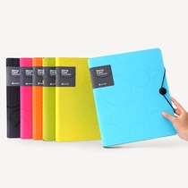 Thicken shude card holder A4 loose page business card book 300 large capacity business card book U2300W business card holder for men and women