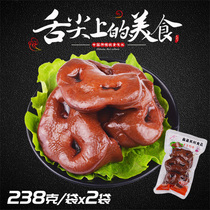 Liaoning specialty spiced sauce stewed pork nose pig arch mouth 238g * 2 bags specialty snacks meat private kitchen