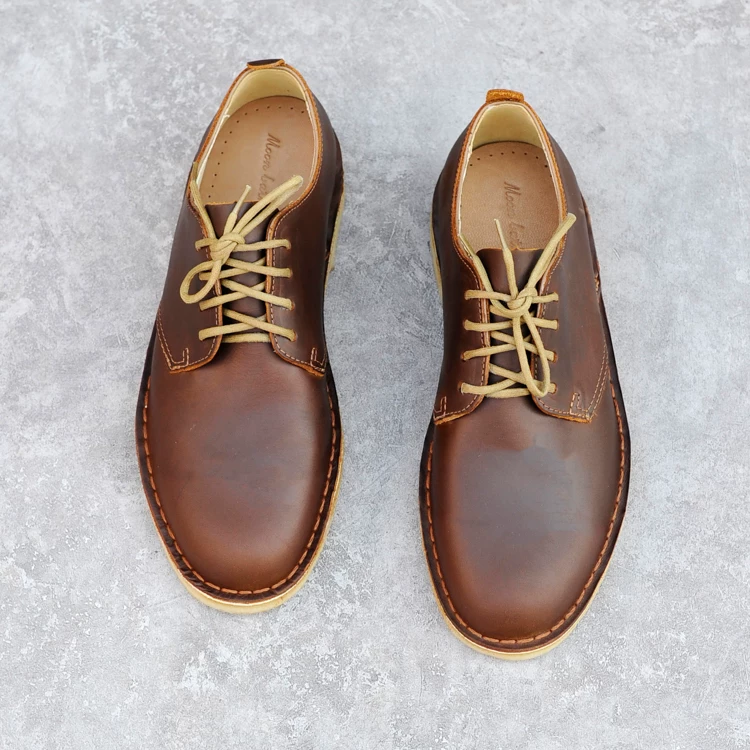 Мужские повседневные ботинки Desert Boots оригинальные Desert Boots Crazy Horse кожа замша резиновая подошва