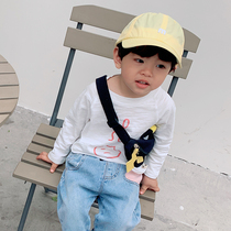 Baby T-shirt 2020 Spring New Wild boys coat baby base shirt long sleeve childrens clothes tide