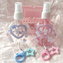 (One Piece) Happy Stupid Original Pink Spray Bottle Ultra-fine Watering Can Hook Cute Hand Sanitizer Alcohol