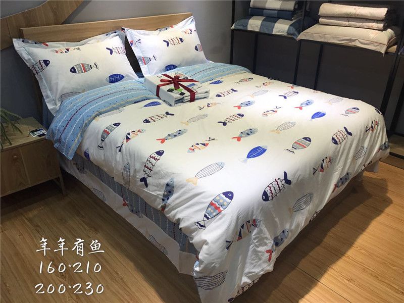 Cotton trẻ em giường bốn mảnh cotton boy boy phim hoạt hình khăn trải giường quilt cover 1.2 m1.5 mét