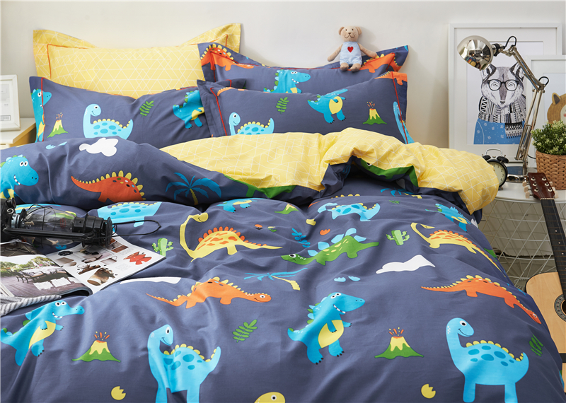 Cotton trẻ em giường bốn mảnh cotton boy boy phim hoạt hình khăn trải giường quilt cover 1.2 m1.5 mét