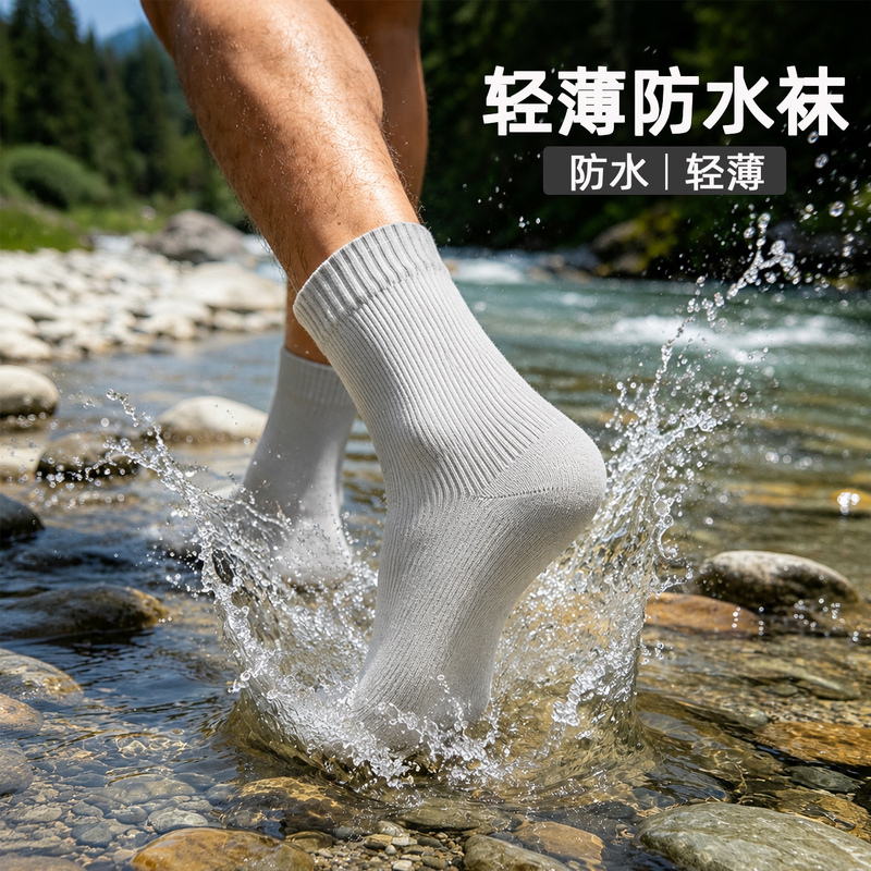 2026 Outdoor Waterproof Socks, Sports Socks, River Trekking, Mountaineering, Skiing, Men's and Women's Long Non-Slip Solid Color Mountaineering Socks 2026 Outdoor Waterproof Socks, Sports Socks, River Trekking, Mountaineering, Skiing, Men's and Women's Long Non-Slip Solid Color Mountaineering Socks