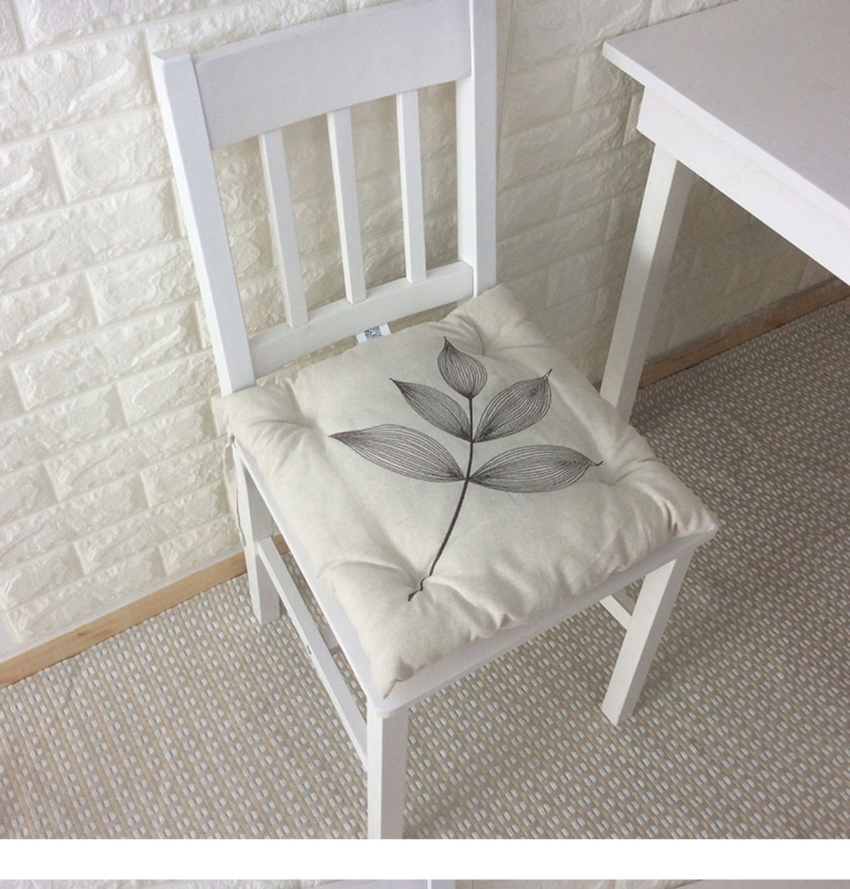 Thêu Trung Quốc Cotton đơn giản Văn phòng làm dày Ghế Mat Đệm Mùa đông Tatami Đệm Ghế ăn Mat - Ghế đệm / đệm Sofa mẫu đệm ghế đẹp