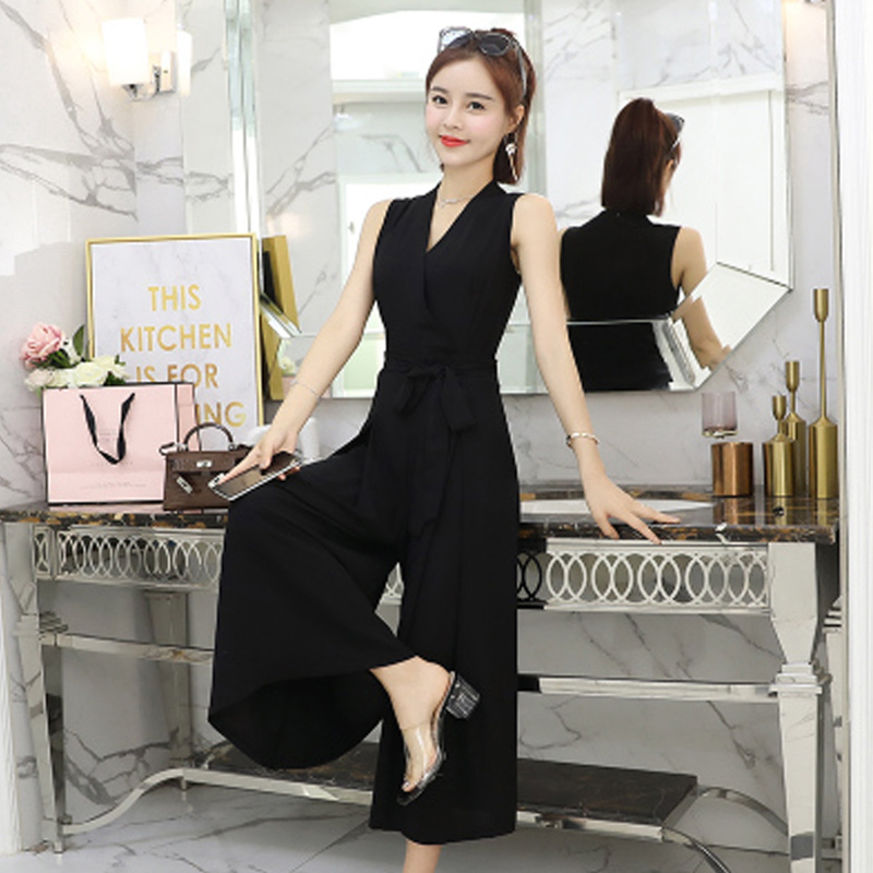 Drapey Nine-Point Wide-Leg Pants Women's Jumpsuit 2026 Summer New Style Slimming Chiffon Dress Pants Drapey Nine-Point Wide-Leg Pants Women's Jumpsuit 2026 Summer New Style Slimming Chiffon Dress Pants