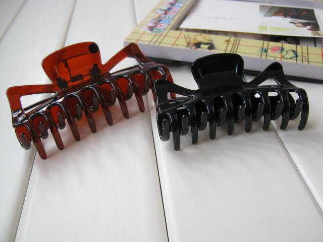 Phiên bản tiếng Hàn của mũ trùm đầu nữ lớn kẹp clip tắm kẹp tóc kích thước lớn bằng nhựa kẹp tóc phụ kiện tấm tóc cào tóc kẹp tóc hàn quốc