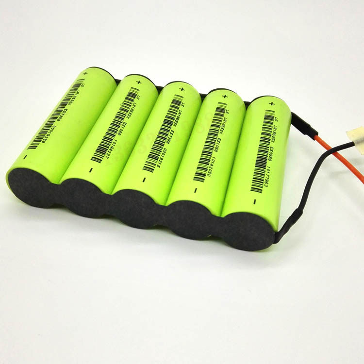 18650 five 2600 parallel lithium battery packs 3 7V13000mAh for power bank jukebox