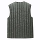 Áo vest cotton cho người trung niên và người già mùa thu và mùa đông xuống cotton cotton không tay áo cotton ấm áp bên trong và bên ngoài mặc vest vest vest áo 3 lỗ tập gym Áo vest cotton