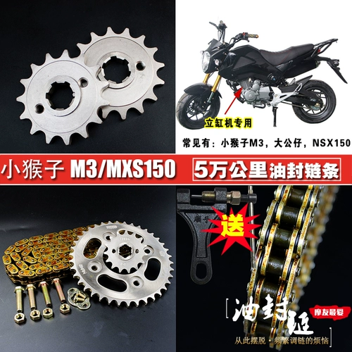 Маленькая обезьяна M3 Маслояплой цепной цепной цепной диск набор MSX125