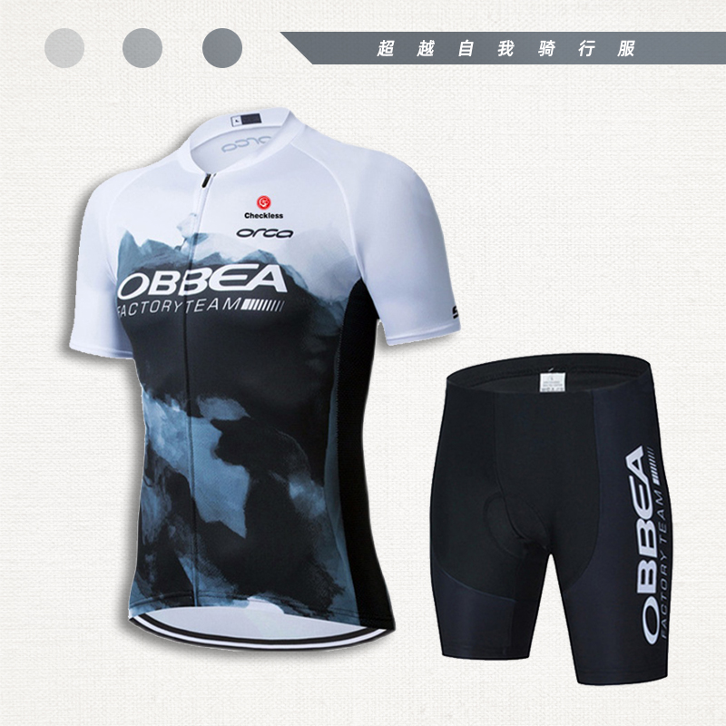ORBEA new cycling clothing summer short-sleeved mountain bike riding high-elastic shorts road bike large size top