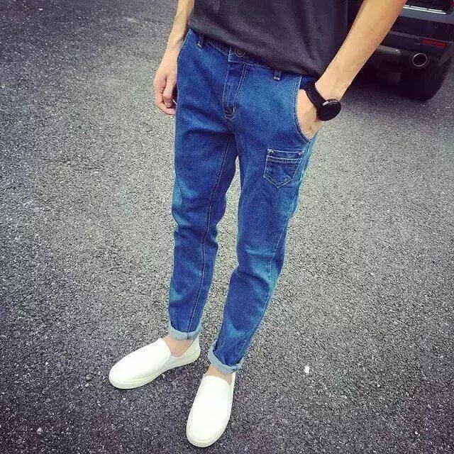 Jeans pour adolescent coupe droite pour Quatre saisons - Ref 1465312 Image 5