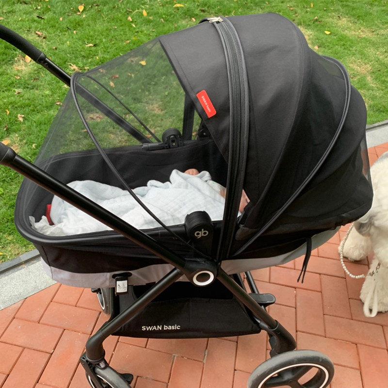 Stroller mosquito nets All-hood universal Enlarged Baby Mosquito-Proof Hood Child Umbrella Car High Landscape Encrypted Breathable Mesh Yarn