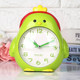 Cartoon alarm clock for children, talking alarm clock, creative student, cute bedside silent multifunctional small clock for students