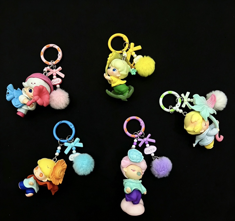 Dimoo Doll Cute Disney Series Keychain Pendant Bag Pendant Car Pendant