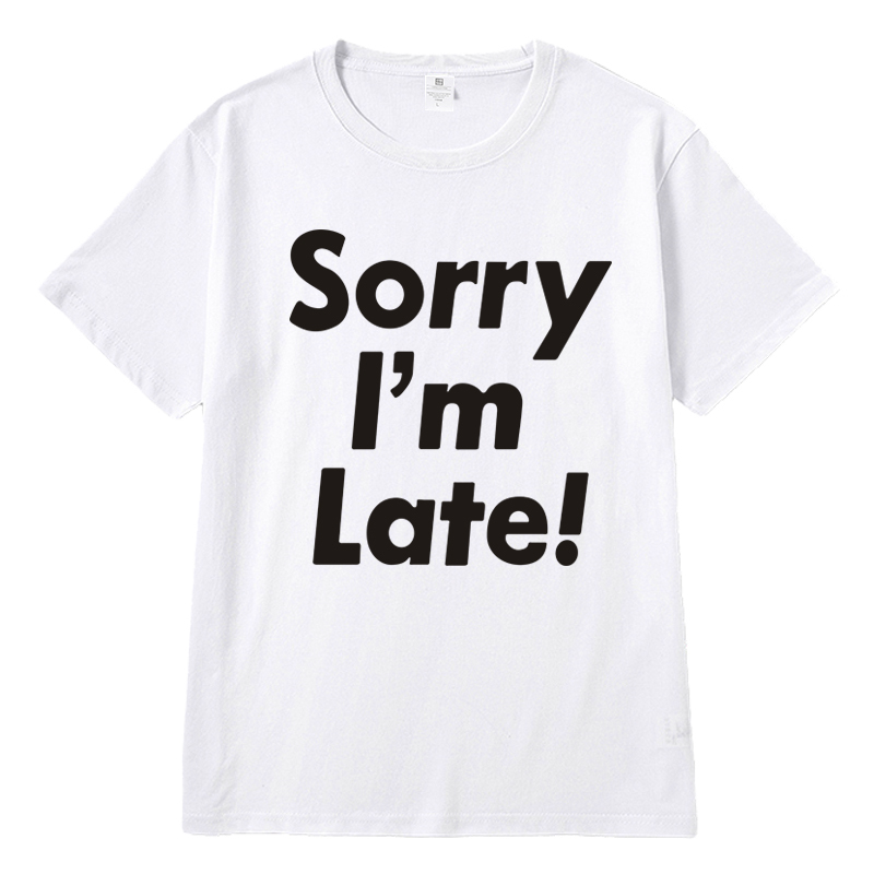 One Hundred Ways to Live Sorry I'M Late! Lu Guangzhong Concert I'M Late Short-Sleeve T-Shirt Top