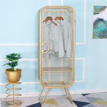Nordic iron light luxury Net Red single wardrobe small apartment girl simple wardrobe modern clothing store display cabinet