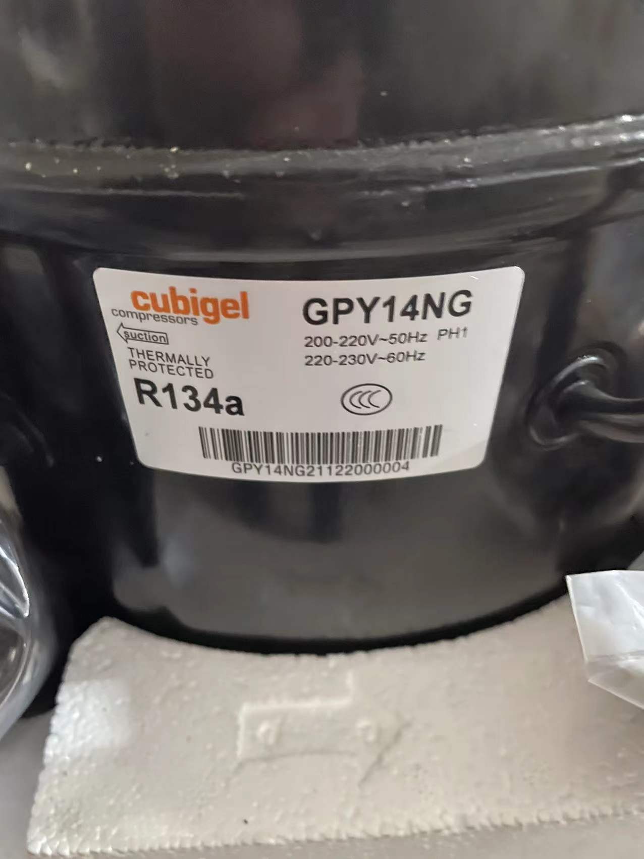 Cool cubigelGPY14NG cubigelGPY14NG GPT18RA GP16RA GP16RA Ice cabinet R134A Ice machine compressor