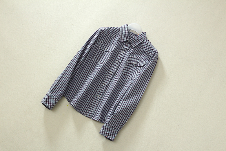 Chemise garcon à manche longue - Ref 2077628 Image 7