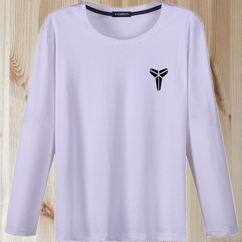 Mùa hè rộng rãi kích thước lớn áo thun dài tay nam mùa xuân và mùa thu mỏng phần cotton cổ tròn áo sơ mi nam trung niên tải áo phông áo thun có cổ