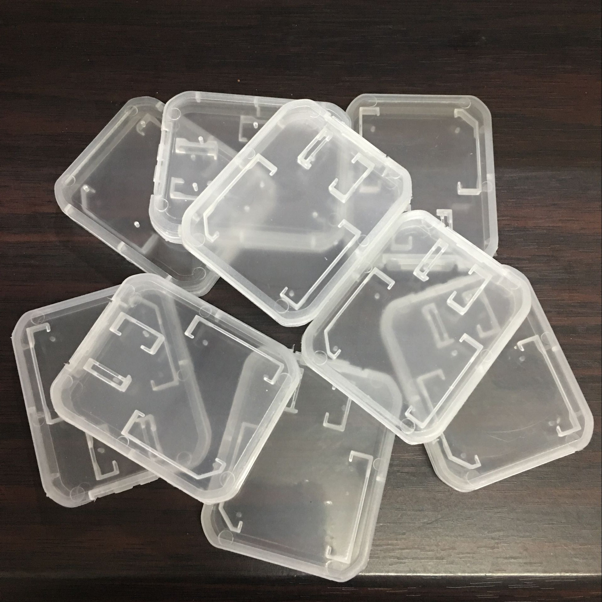 TF SD large card double card small white box TF transSD large card double-card small white box memory card protection box spot-Taobao